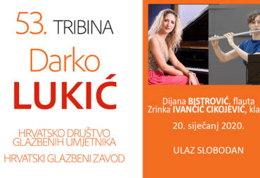 53. tribina „Darko Lukić“