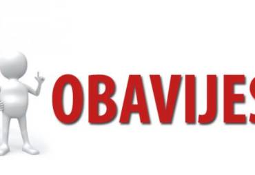 Važna obavijest!
